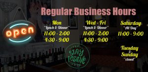 Sorrento's Business Hours