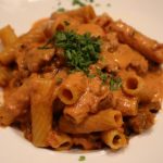 Rigatoni alla Sorrento dish